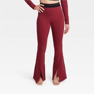 Women's High-Rise Split Flare Leggings - JoyLab